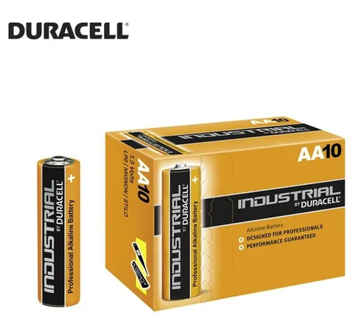 Batteria alcalina LR06 AA DURACELL procell (retrattile 10un)
