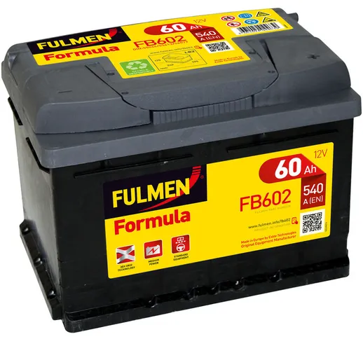 Batteria auto 60Ah by EXIDE 12V 60Ah 540A - Fulmen