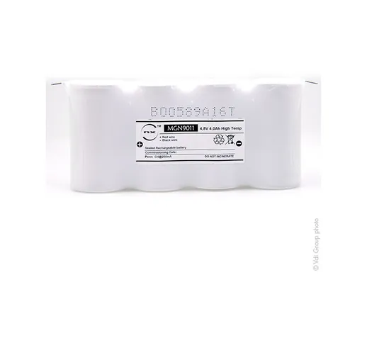  - Batteria lampada d'emergenza 4xD ST1 Faston 4.8mm 4.8V 4Ah