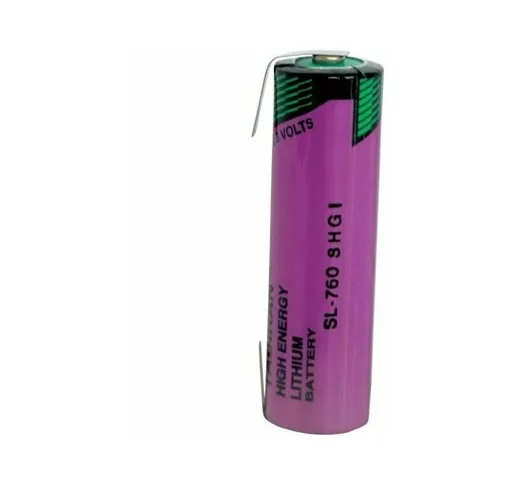 Tadiran batteria litio 3,6 V 2,10 Ah AA SL760T Compatibile Saft Ls14500 Cnr