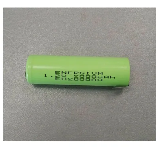 Energivm - Batteria R06 AA 2000mA 1,2V NiMH C/terminali di saldatura