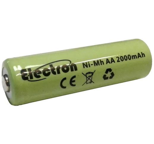Electron - Batteria ricaricabile Ni-Mh stilo aa 1,2V 2000mAh