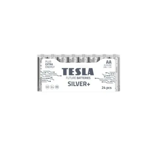 Batterie Alkaline Tesla aa 24 pz Silver+ - 6