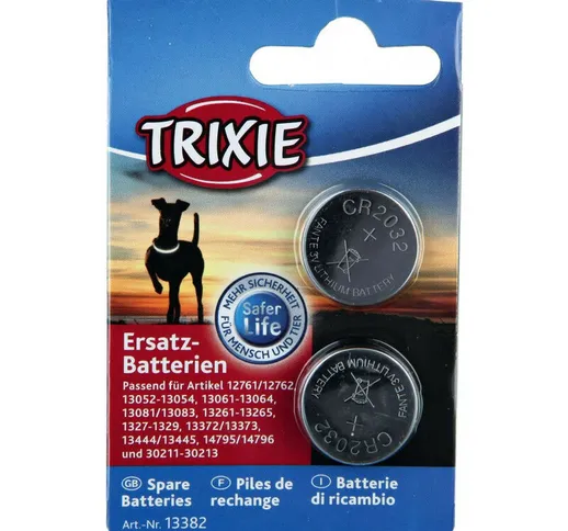 Trixie - Batterie di ricambio CR 2032, 2 pezzi