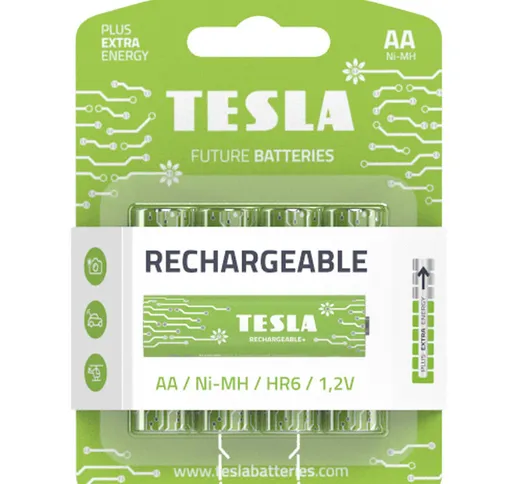 Batterie Stilo AA 4 Pezzi  Rechargeable - Pile ricaricabili NiMH