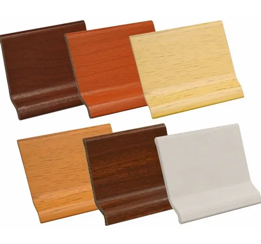 Battiscopa in Pvc Espanso Sagomato colore Rovere 2 metri 68x3mm cf. 10 pz