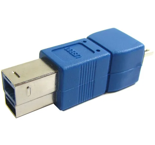 BeMatik - Adattatore USB 3.0 a USB 2.0 (Micro USB-B-maschio a B-maschio)