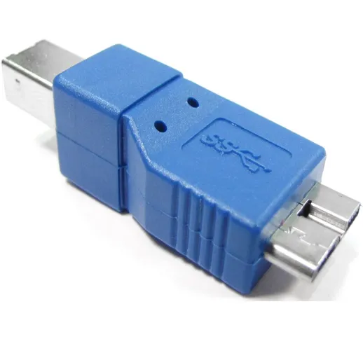 BeMatik - Adattatore USB 3.0 a USB 2.0 (Micro USB B maschio a maschio B)