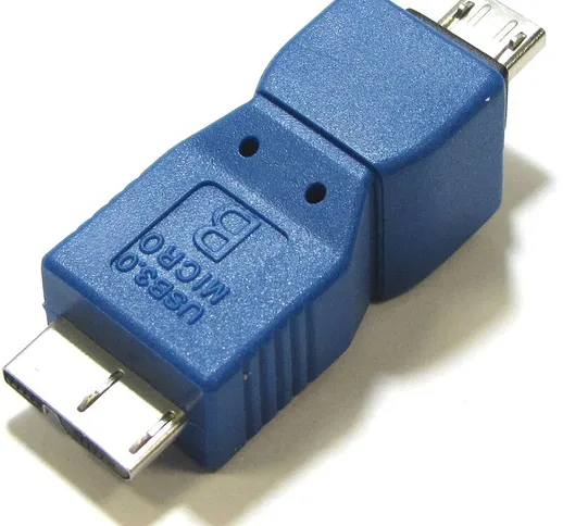 BeMatik - Adattatore USB 3.0 a USB 2.0 (Micro USB Micro USB A maschio a maschio B