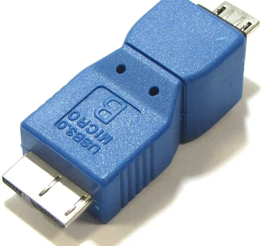 BeMatik - Adattatore USB 3.0 a USB 2.0 (Micro USB Micro USB B maschio a maschio B