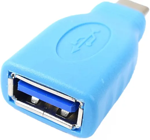 BeMatik - Adattatore USB tipo C 3.0 maschio a USB tipo A 3.0 femmina