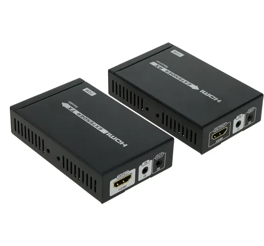 BeMatik - Cavo HDMI Extender UTP supporta HDBaseT HDBT 70m IR FullHD 3D 4K 2K