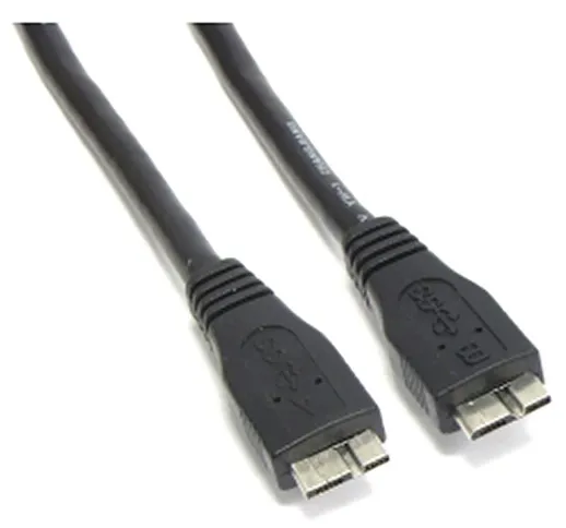 BeMatik - Cavo SuperSpeed USB 3.0 (Micro USB-M Tipo A/Tipo B MicroUSB-M) 2m