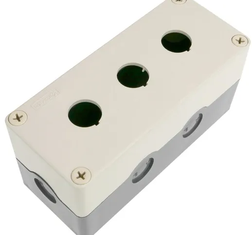 BeMatik - Scatola di controllo dispositivi elettrici per 3 pulsante o interruttore 22 mm g...