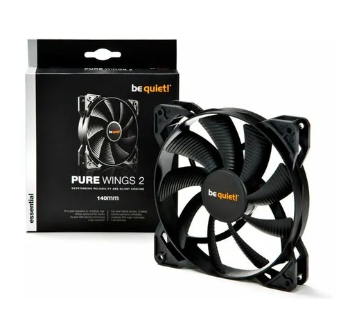 PURE WINGS 2, 140mm Case per computer Ventilatore 14 cm Nero - Be Quiet!