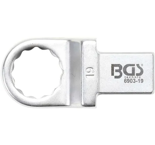 Bgs 6903-19 chiave ad anello a innesto, 19 mm, attacco 14 x 18