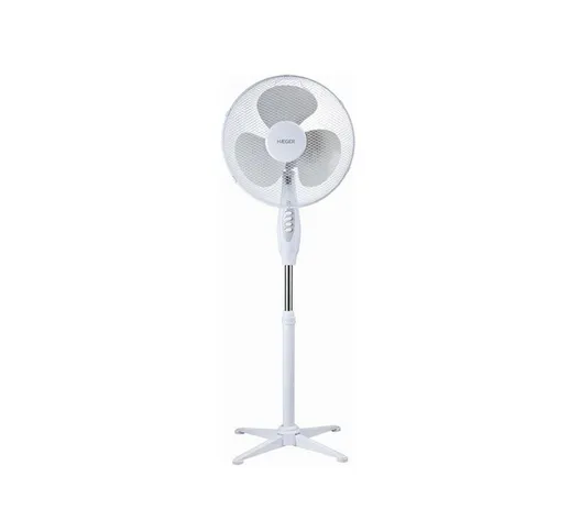 Ventilatore a Piantana Cross Wind 45 W Colore:Bianco - Haeger