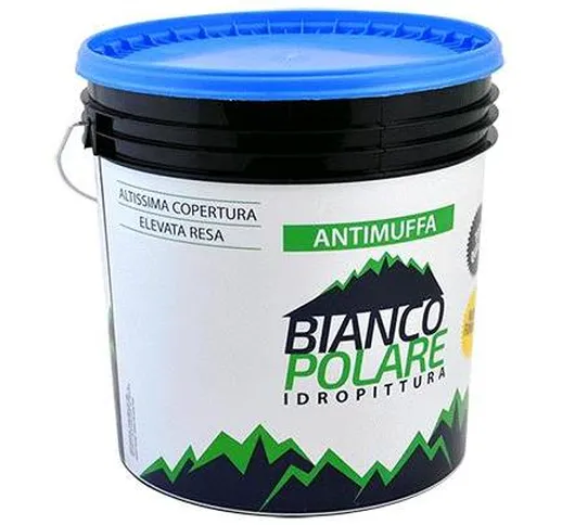 Idropittura Semilavabile Antimuffa Traspirante Lt. 14 - Bianco Polare