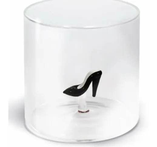 Bicchieri monterey in vetro borosilicato 250 ml con diversi soggetti Wd Lifestyle scarpa