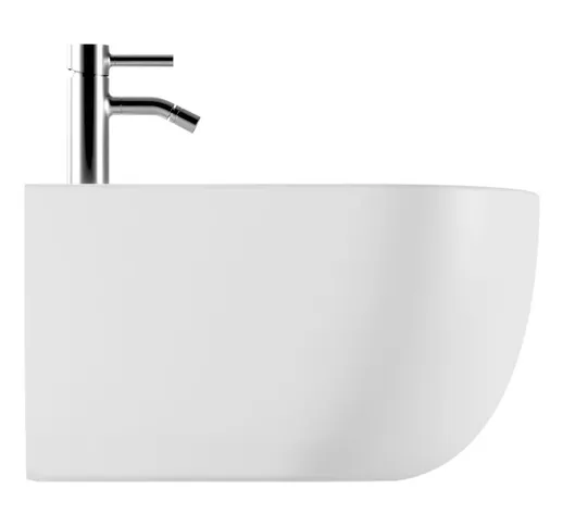 Bidet Unica sospeso salvaspazio cm. 50x35 bianco lucido - Ceramica Alice