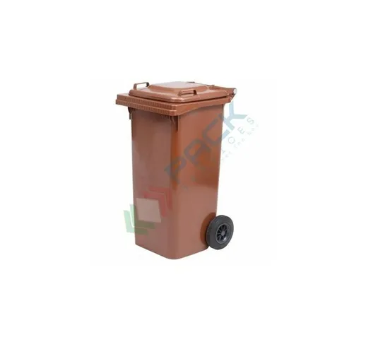 Bidone spazzatura per la raccolta differenziata rifiuti, capacità 80 Lt, certificato UNI E...