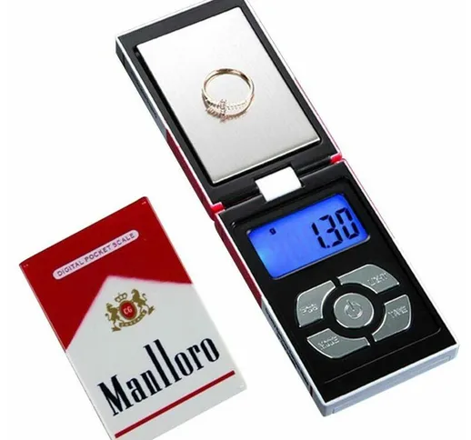 Tumalagia - Bilancia digitale, 200 g/0,01 g, peso per gioielli portatile ad alta precision...