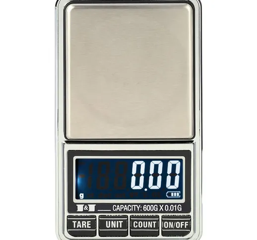 Bilancia elettronica per uso domestico, 600 g / 0,01