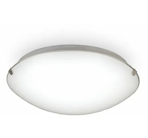 B.K.Licht Plafoniera LED da soffitto, luce calda 3000K, 900Lm, LED integrati 11.5W, diamet...