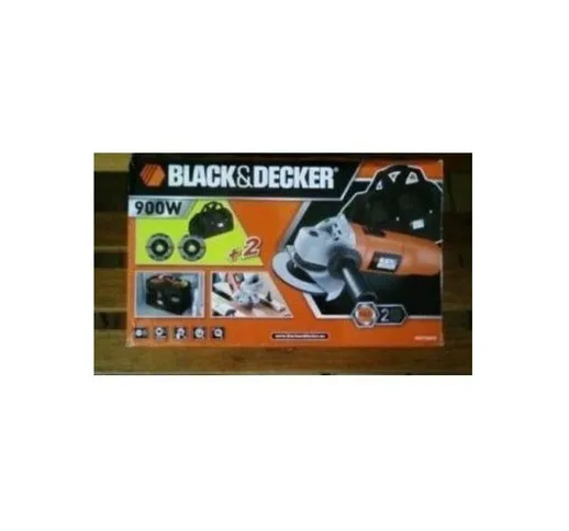 Smerigliatrice black&decker 900w borsa dischi b&d 900 w