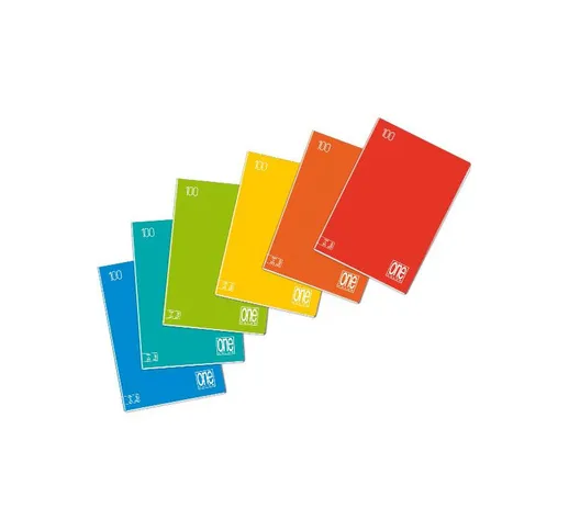 One Color MAXI quaderno per scrivere Multicolore A4 25 fogli - Blasetti