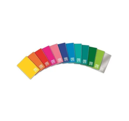 One Color quaderno per scrivere Multicolore A5 210 fogli - Blasetti