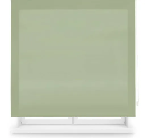 Ara Tenda a rullo traslucida tinta unita - Verde pastello, 140 x 175 cm (Larghezza x Altez...