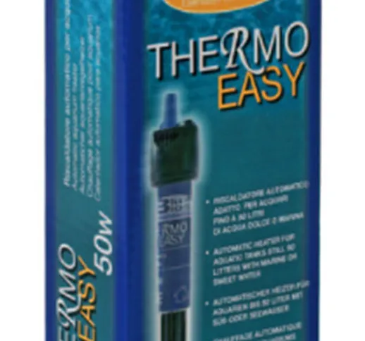 Thermo Easy 50W - riscaldatore automatico per Acquari fino a 50 litri - Blu Bios