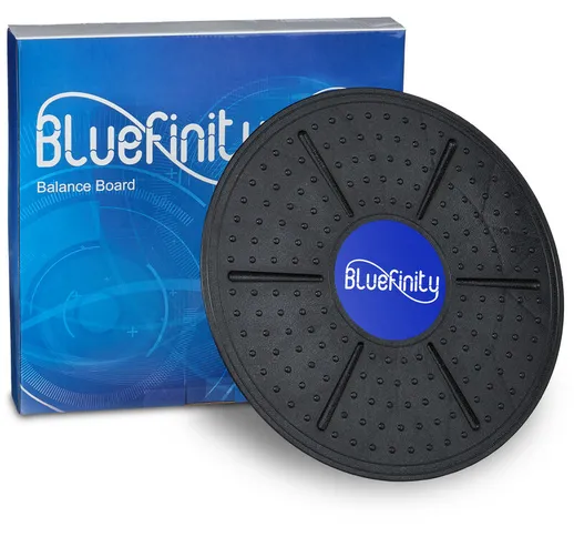 Bluefinity Balance Board, fino a 100 kg, D: 36 cm, Nodi Antiscivolo, Allenamento Equilibri...