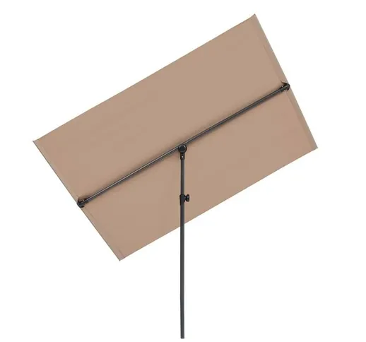 Flex-Shade L ombrellone 130 x 180 cm poliestere UV 50 grigio talpa