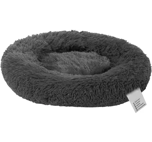 GY-01 Round Cotton Plush Pet Nest (grigio scuro 80CM diametro 26CM altezza) variante H2780...