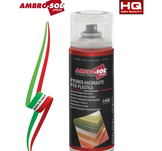 Bomboletta smalto spray primer ancorante trasparente x plastica 400ml Ambro-sol