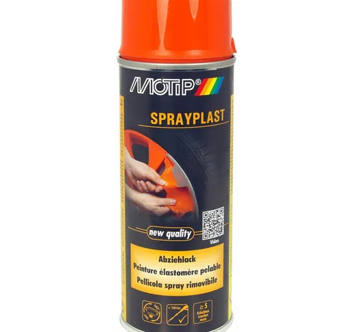 Spray Plast Vernice Arancio Lucido Ml.400