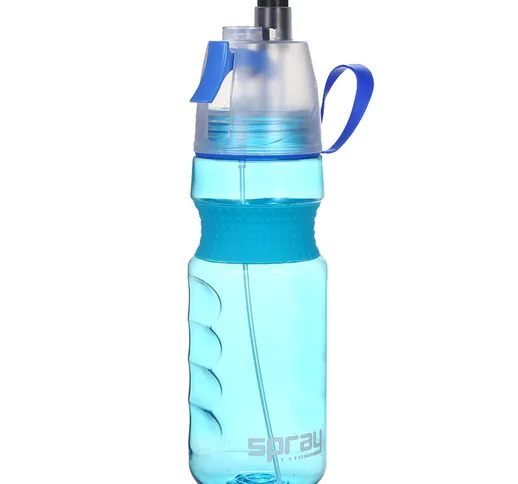 Borraccia sportiva da 800 ml 2 in 1 borraccia termica portatile multifunzionale per bere e...