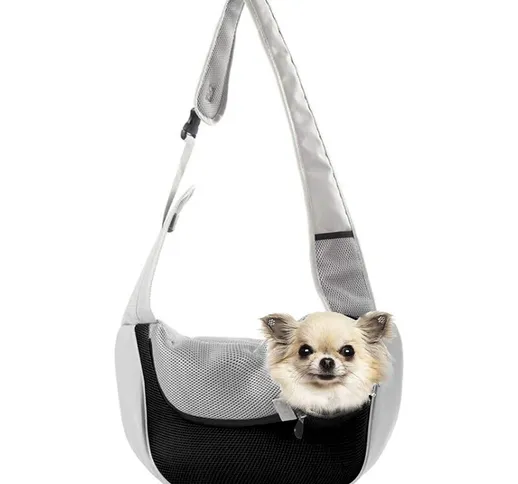 Borsa a tracolla borsa da compagnia da cane petto pet sacchetto portatile pet sacchetto po...