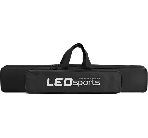 LEO - Borsa per attrezzatura da pesca Borsa da viaggio portatile per canna da pesca e muli...