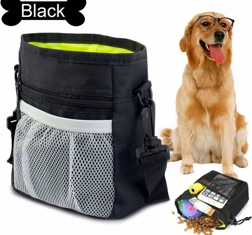 Briday - Borsa per cani, borsa per addestramento per cani, tracolla regolabile portatile p...
