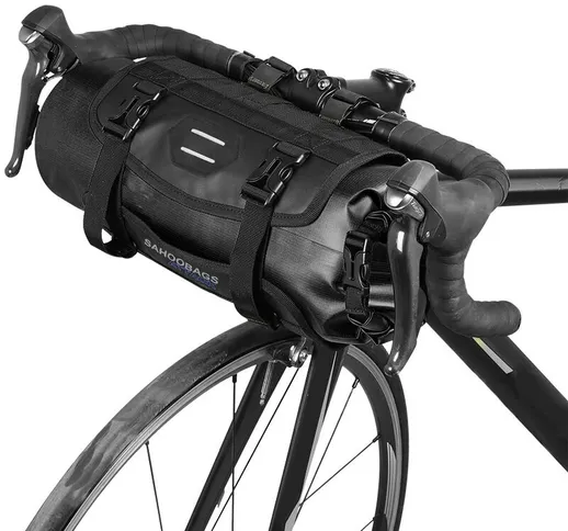 Borsa per la testa della borsa della bicicletta, borsa impermeabile (nuovo vecchio logo Co...