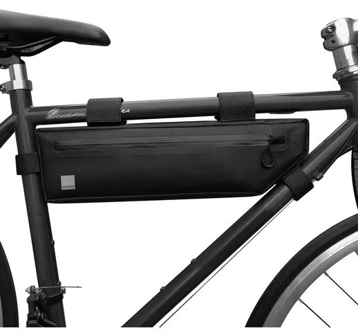 Borsa per telaio bici Borsa per bicicletta impermeabile Borsa per bicicletta a triangolo B...