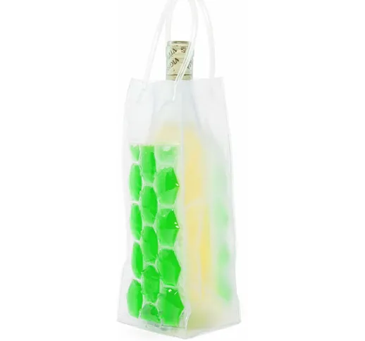 Borsa porta e raffredda bottiglia - Colore verde - verde