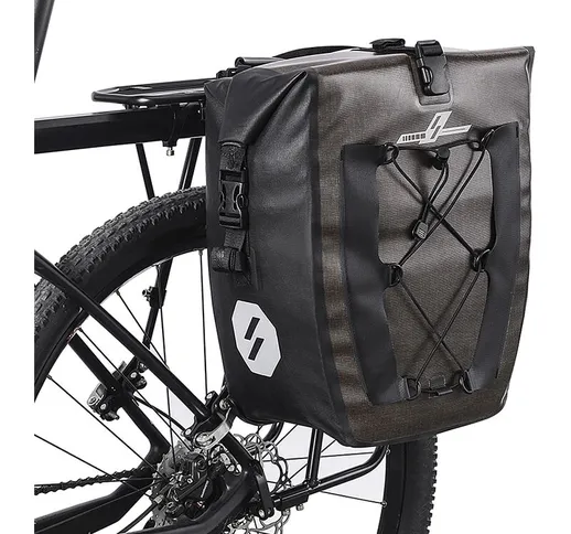 Borsa portapacchi posteriore per bici da 27 litri impermeabile Borsa per borsa da biciclet...