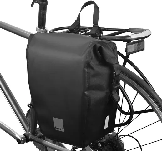 Borsa portapacchi posteriore per bicicletta da 10 litri, impermeabile, borsa da viaggio pe...