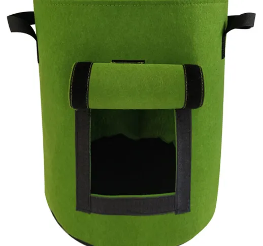 borse Piantare | verdi, grandi 10 galloni, (imballaggio OPP, un muro) - verdi, grandi 10 g...