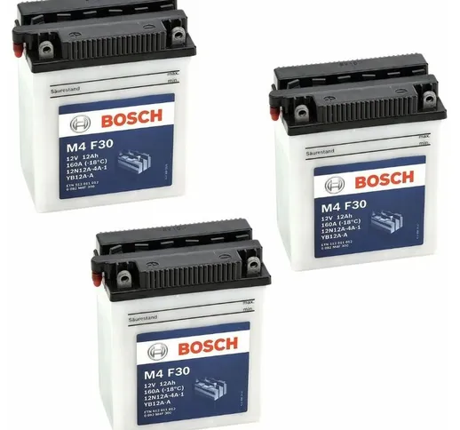 Bosch Auto - Bosch batteria per moto serie m4 f30 12ah 160a confezione pezzi 3