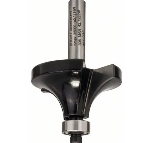 Bosch Professional Frese a raggio concavo per arrotondare 8 mm, R1 15 mm, L 22 mm, G 66 mm